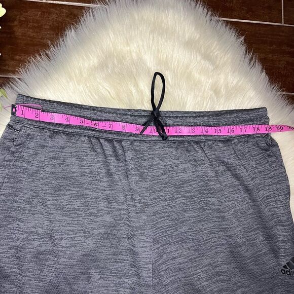 Adidas heathered grey joggers sz 2XL - Picture 6 of 6
